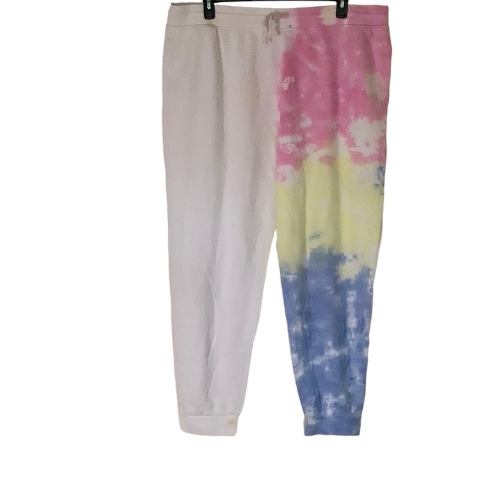 Tie dye joggers ,100% cotton , adjustable drawstring waist, size XXL